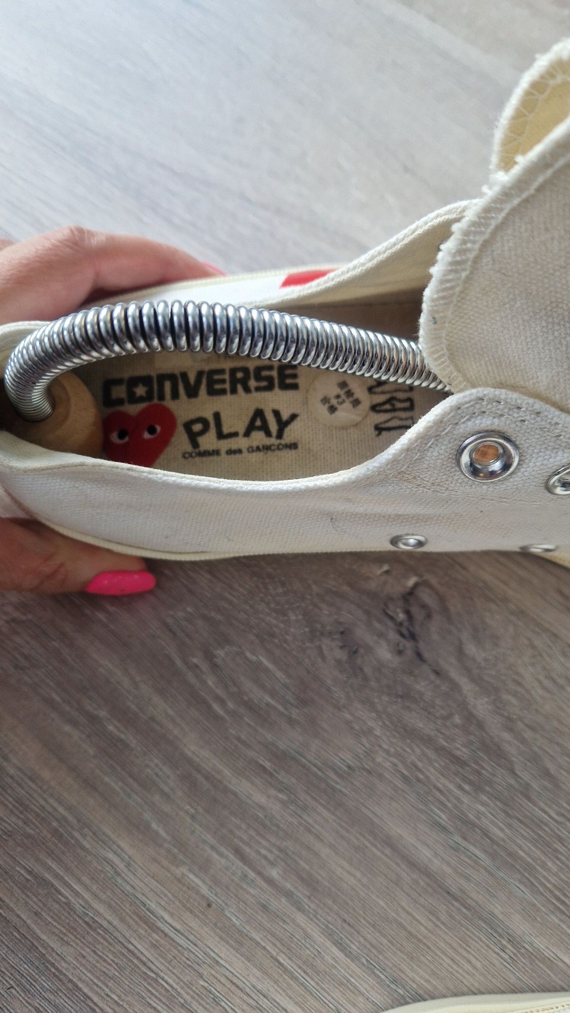 Converse Chuck Taylor Play Comme des Garcons.  Serce