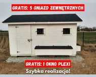 Kurnik KOKOSZKA domek dla kur ptaków drobiu altany