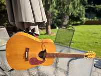 Japan gitara elektroakustyczna vintage Germany Szeroki gryf 45 mm