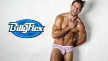 AUSSIEBUM BillyFlex WonderJock białe slipy kąpielówki roz L Wrocław
