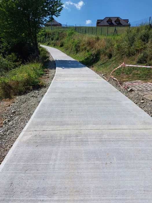 Droga betonowa drogi betonowe cała małopolska podjazd betonowy