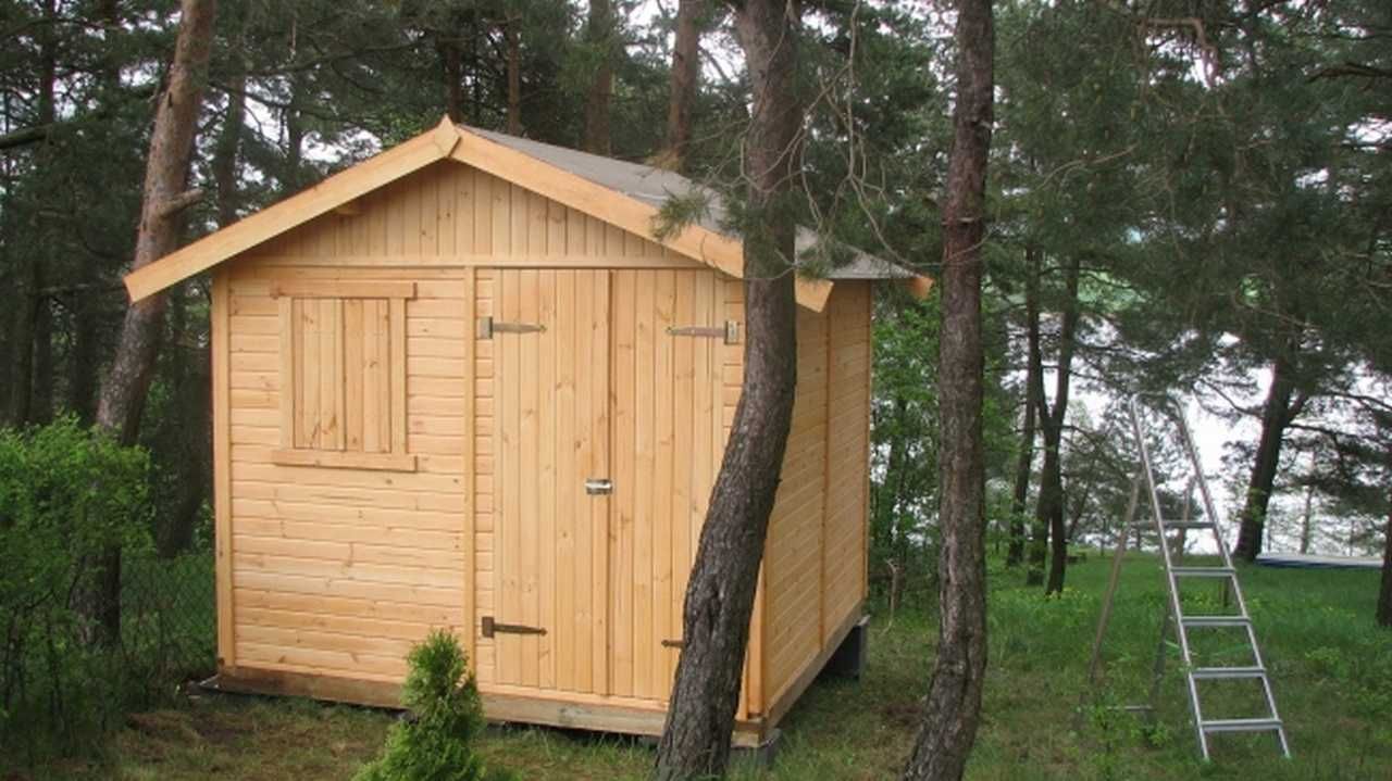domek drewniany pomieszczenie gospodarcze altanka domki WARBIT