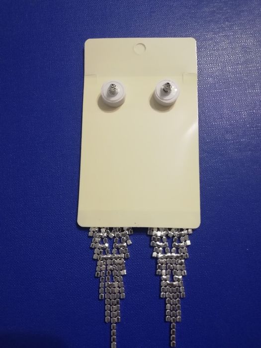 Сверкающие серьги для свадьбы