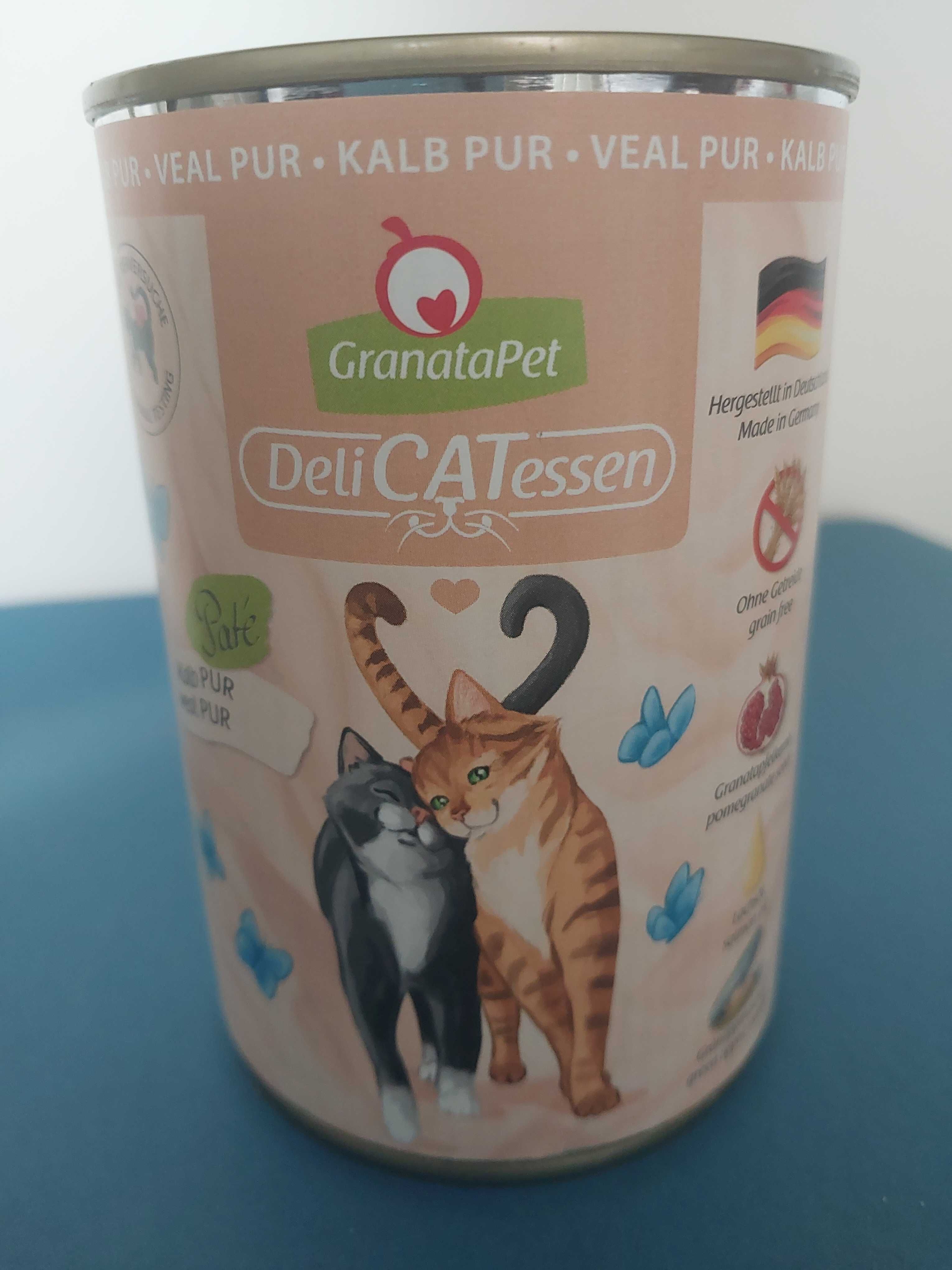GranataPet bez zbożowa karma dla kota wysokiej jakości cielęcina 7x400