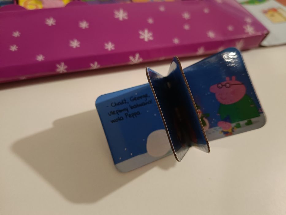 Zestaw 24 szt mini książeczek świnka Peppa mój kalendarz adwentowy 
Po