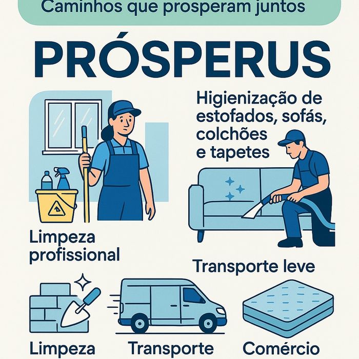 Transportes rápidos e limpezas.