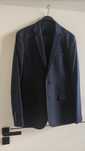 Męski granatowy garnitur Reserved 48-50, slim fit.