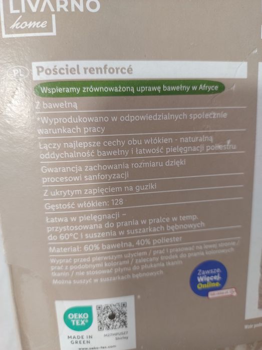 Pościel 140x200 LivarnoHome