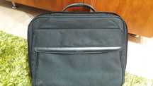 Czarna masywna torba na laptopa i dokumenty Samsonite 44x33x14