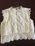 Blusa branco perola Xs como nova