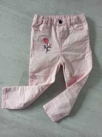NOWE spodnie spodenki różowe dziewczynka 98
