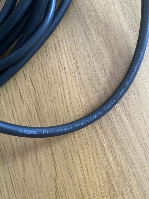 Cabo de instrumento Klotz / Neutrik - 5,5 metros