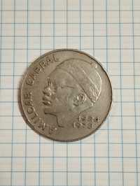 Монета Кабо Верде 50 ескудо, 1977 г.