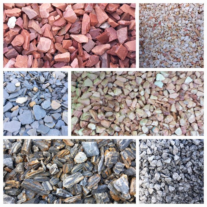 Kliniec , kamienie ozdobne, skalniak, żwir, piasek