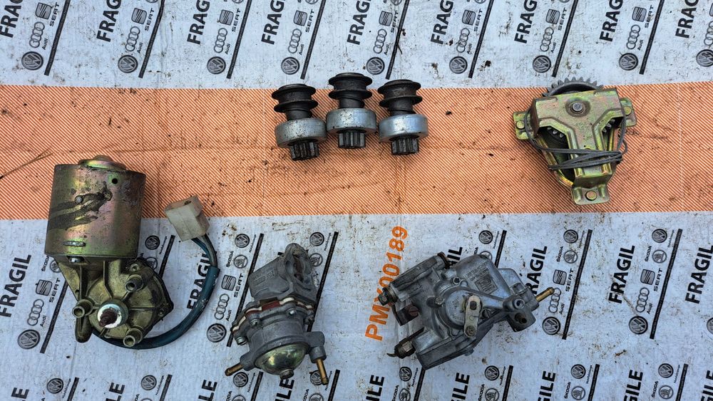 Fiat 126p    gaźnik, pompa, bendix, silniczek wyc, mechanizm szyby