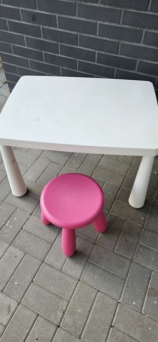 Stolik i krzesełko dla dziecka Ikea