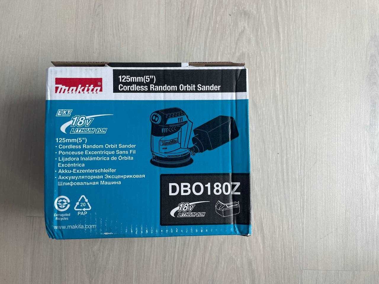 Makita Dbo180Z Szlifierka, Niebieski/Czarny, 125 mm 1106
