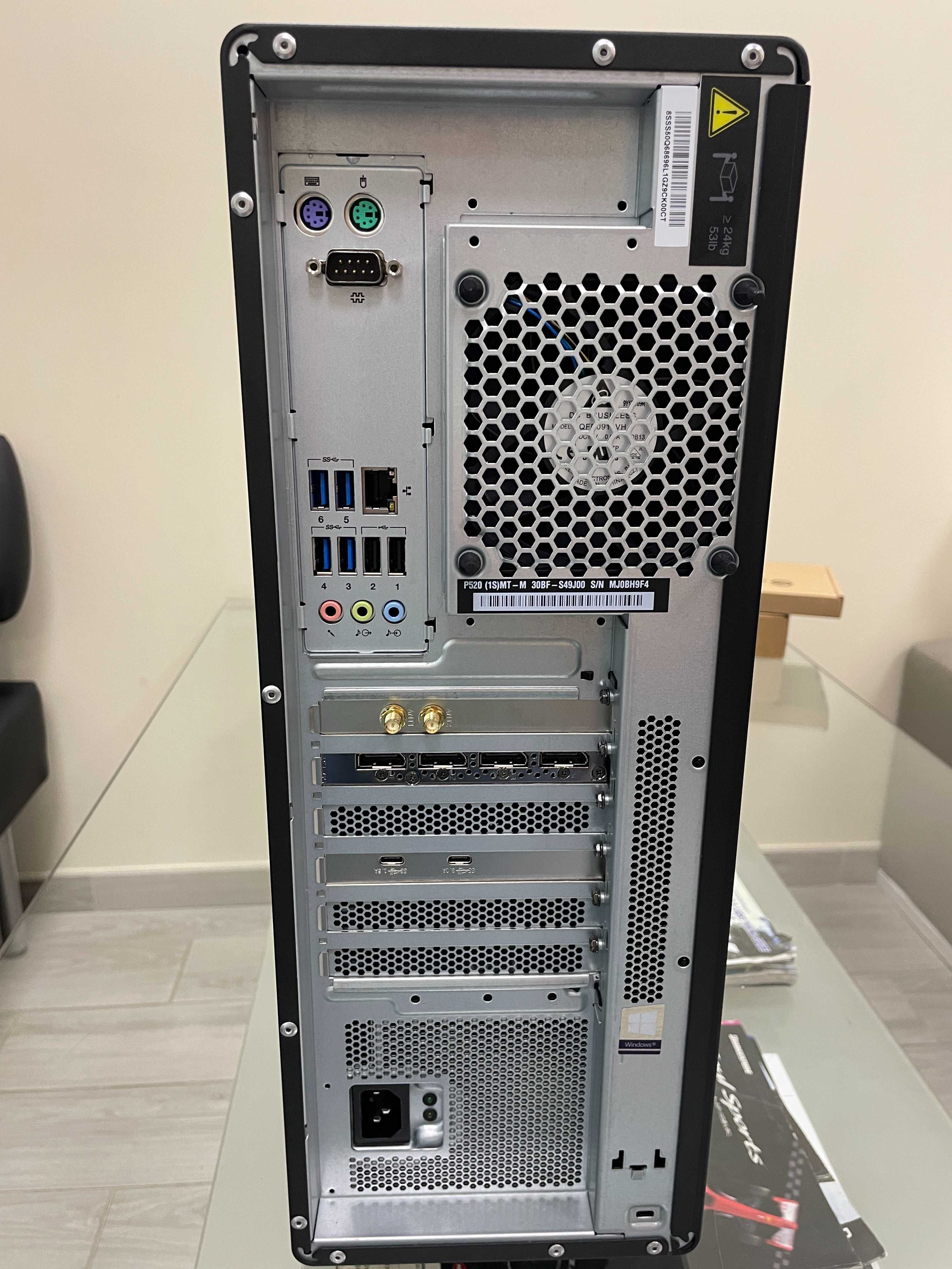 Lenovo ThinkStation P520 Xeon W-2123/RAM 32GB/SSD 512GB+2TB/P4000 8GB