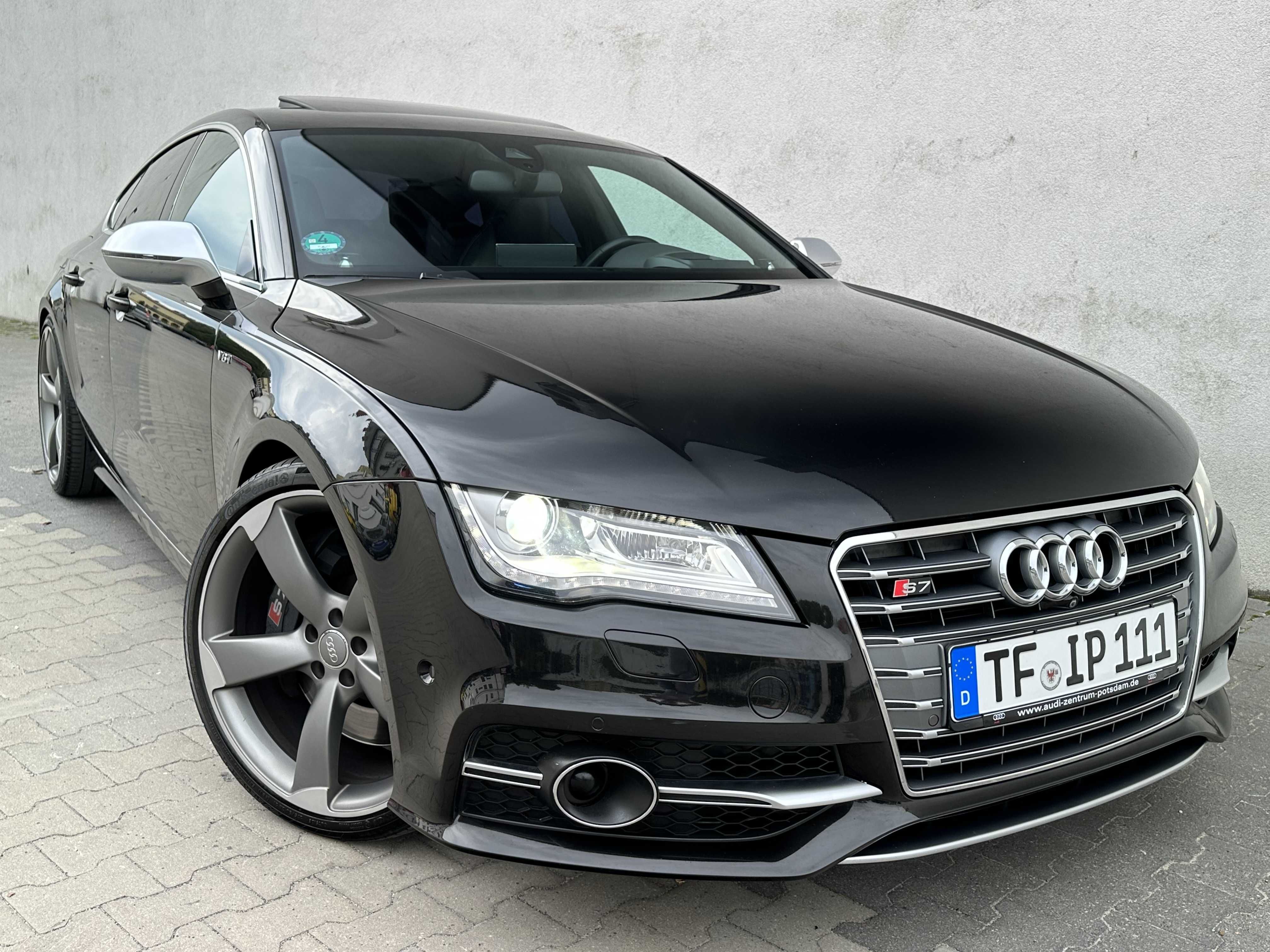 AUDI S7 4.0 V8T 420PS Kamery LED Dociągi HUD Noktowizor B&O ROTOR 21"