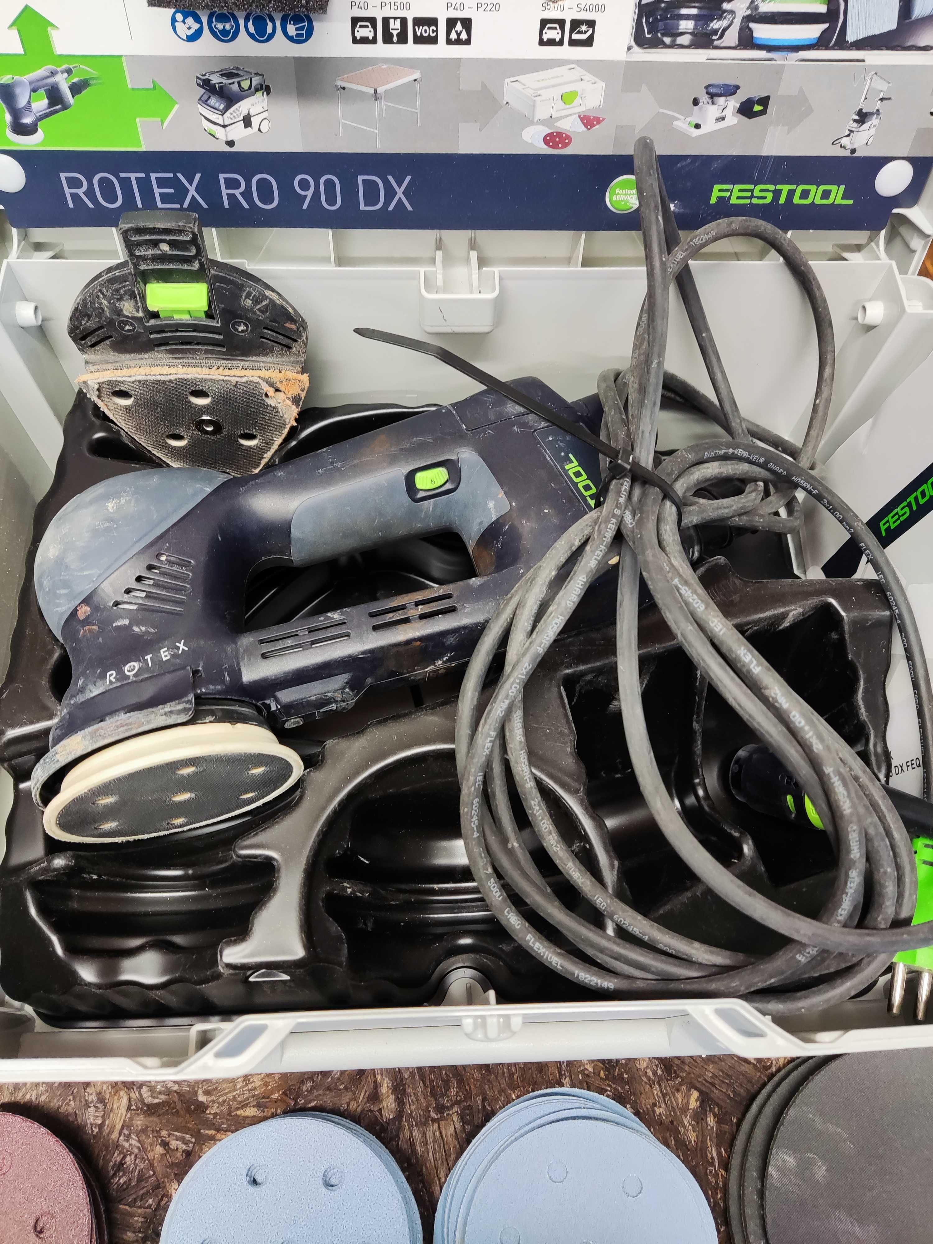 Szlifierka Festool RO 90 DX FEQ gwarancja super stan