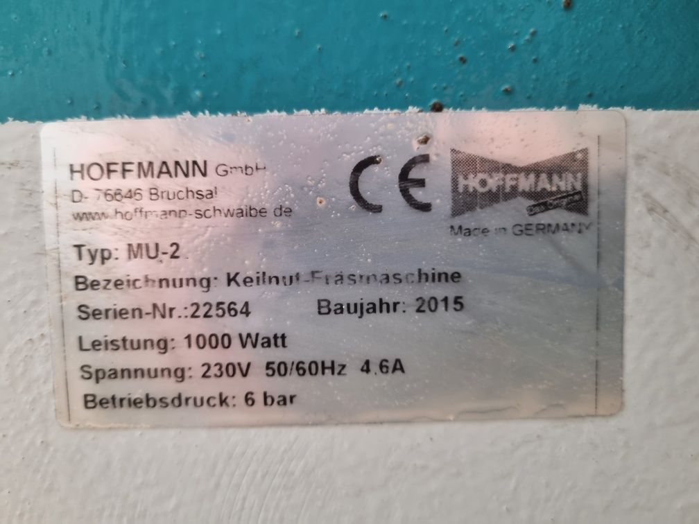 Hoffman mu 2  frezarka do wpustów