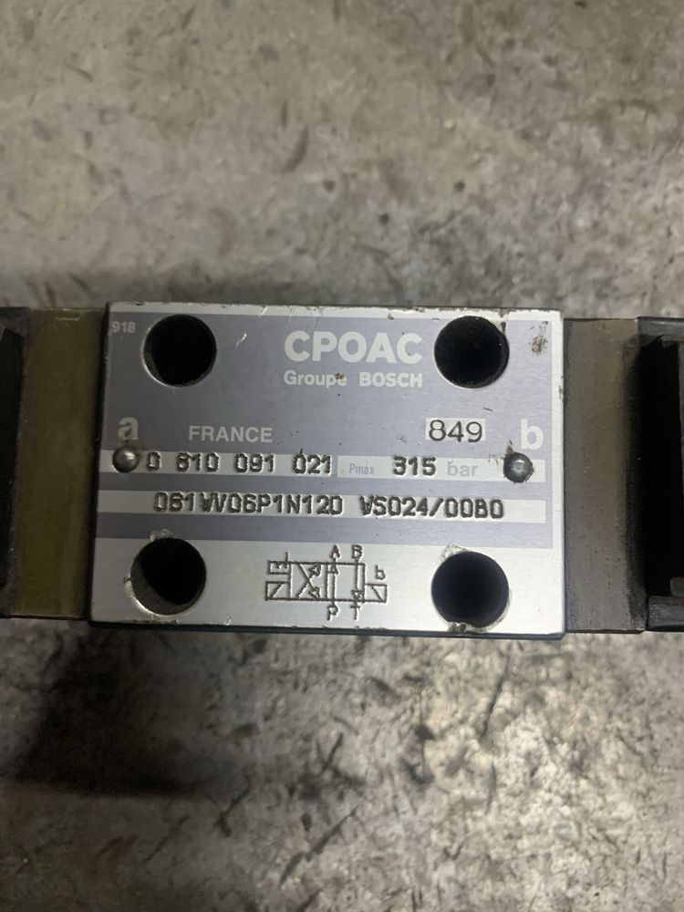 Гидрораспределитель 24V CPOAC(Bosch)