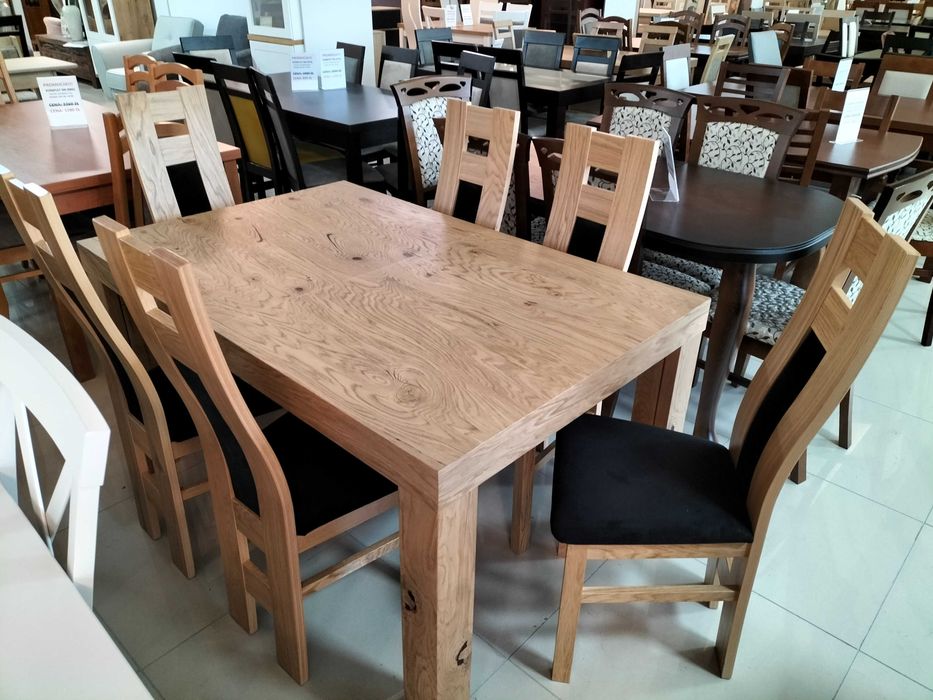 (980) Okazja! Stół rozkładany + 6 krzeseł, wyprzedaż 2799 zł