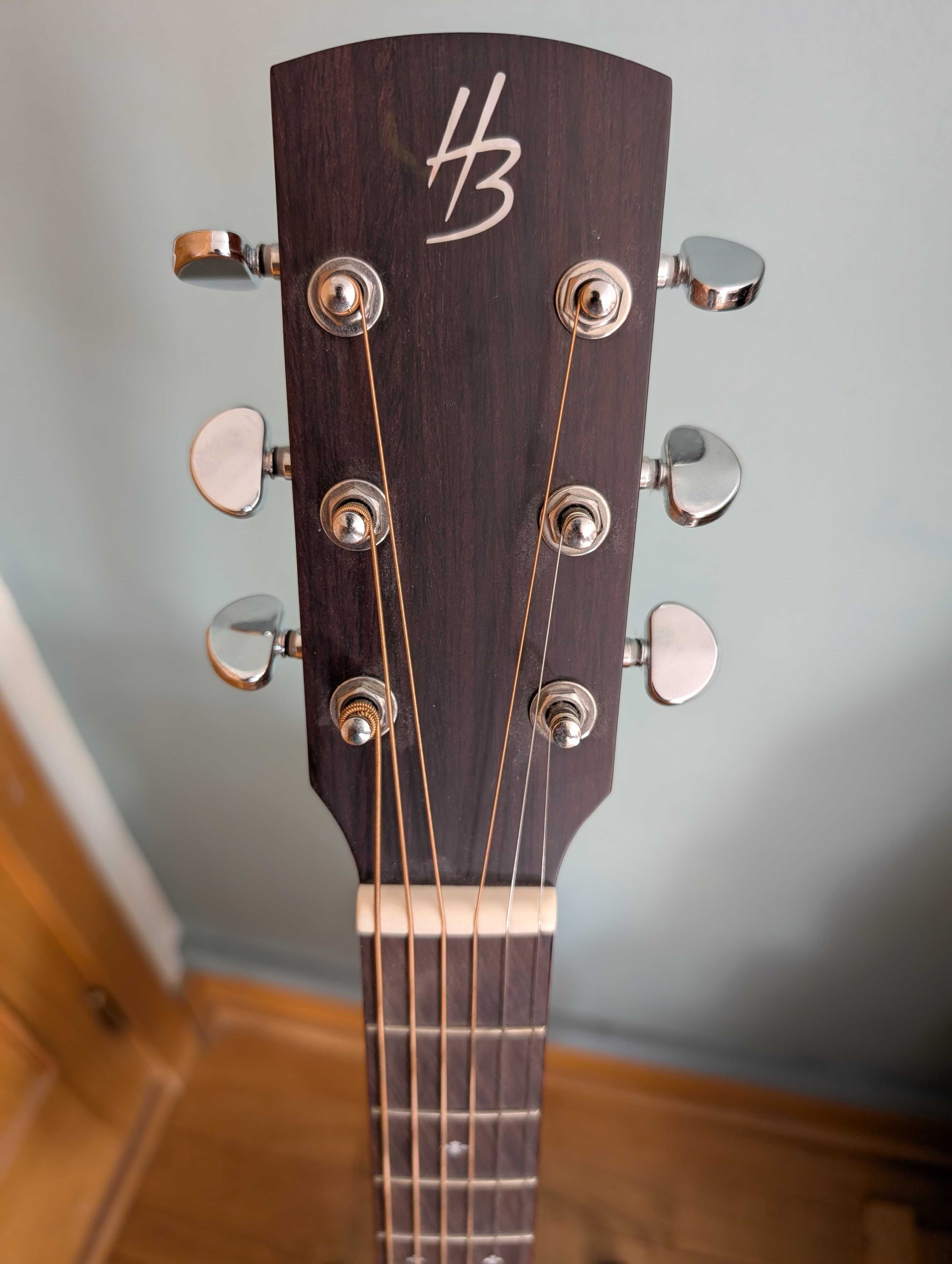 Guitarra Acústica Harley Benton Custom Line CLA-15MCE VS