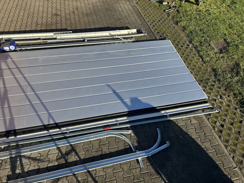 Brama segmentowa Biała Hormann Napęd Elektryczny 5000 x 2250 mm
