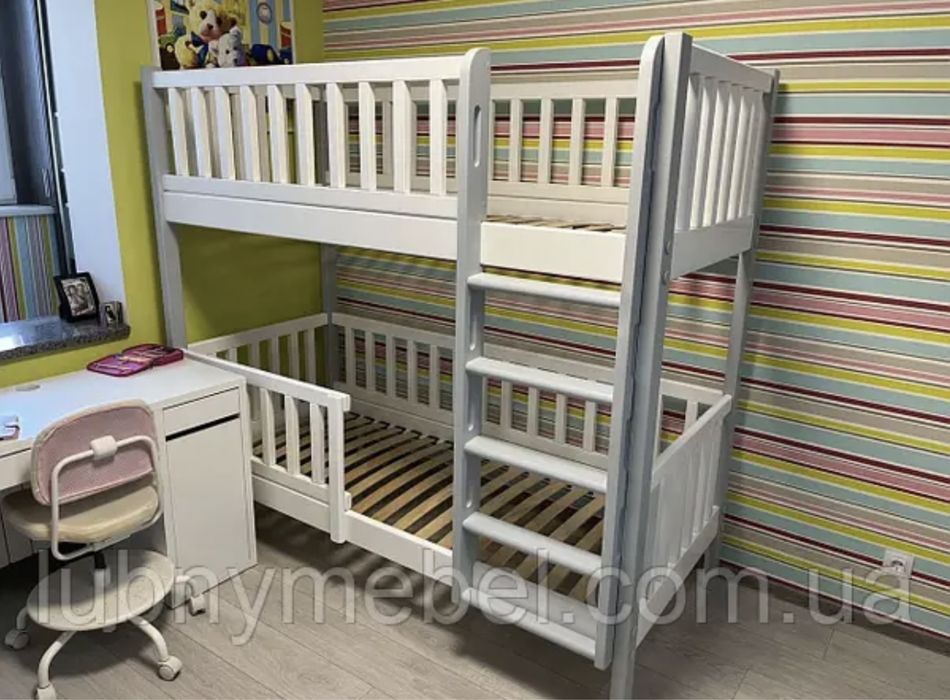 Ліжко двоярусне дерев'яне Синди1 (кровать двухъярусная)