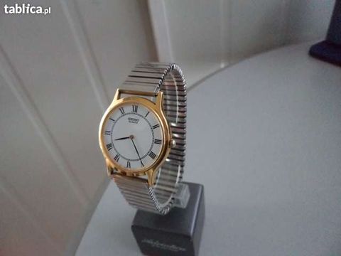 Zegarek męski Seiko złota koperta Made in Japan