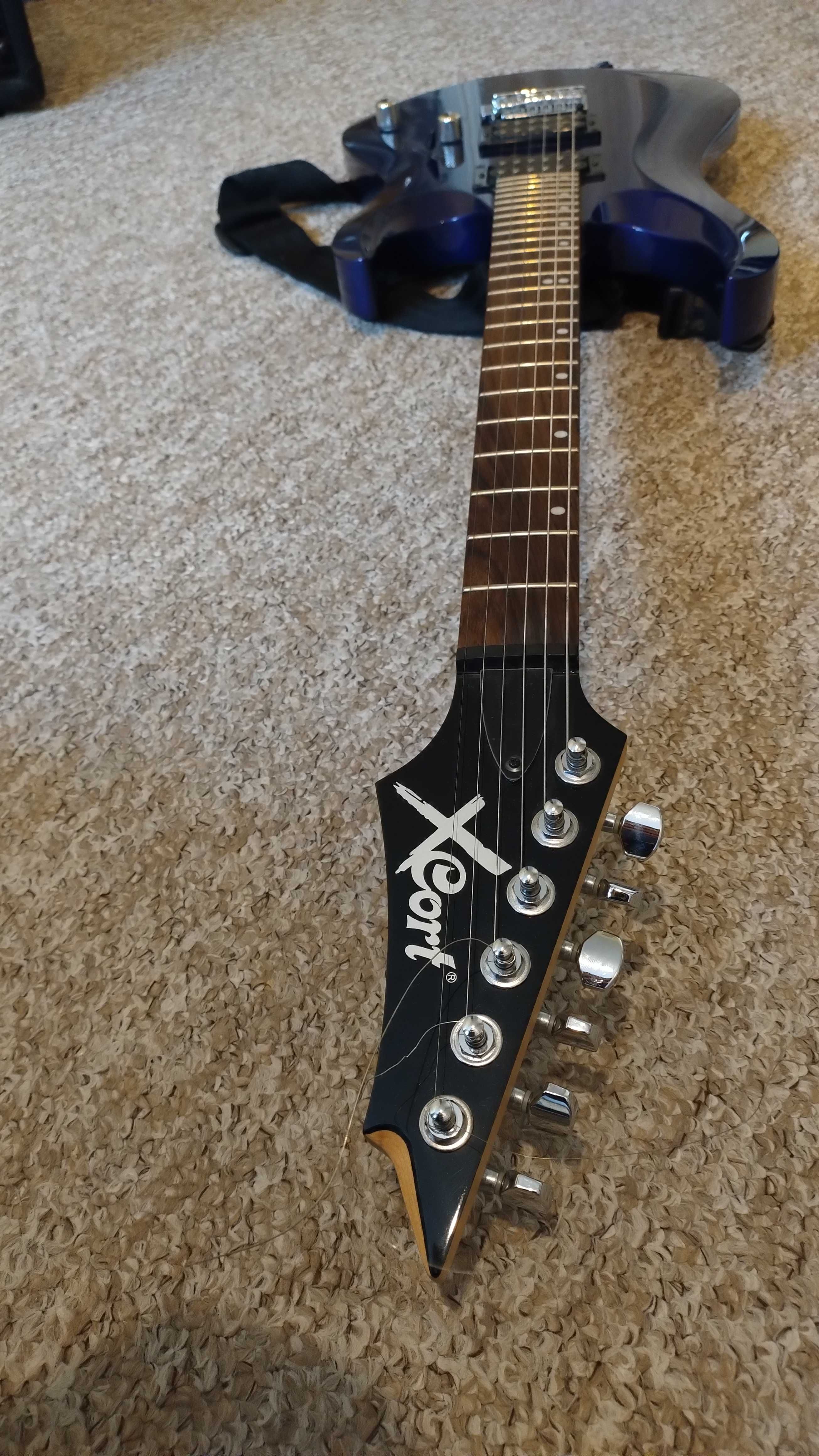 Gitara Elektryczna Cort X2 + wzmacniacz kombo + akcesoria