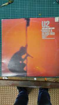 Disco vinil U2 under a red sky live