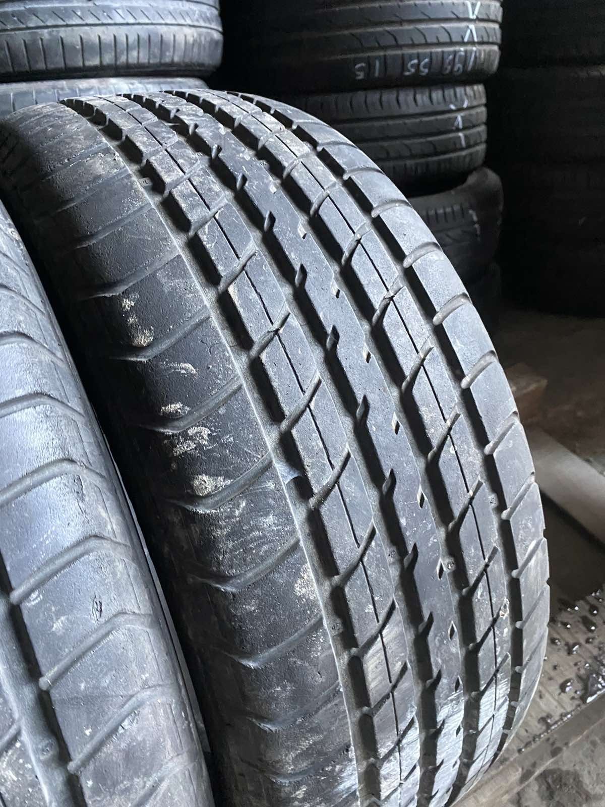 205.55.16 Dunlop 2шт лето БУ склад шины резина из Европы 55 R16