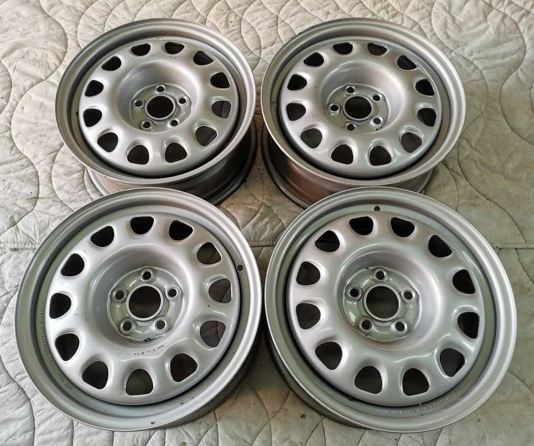 4xfelgi stalowe 6Jx15 VW Golf III Vento Seat Toledo Skoda Scala Slavia