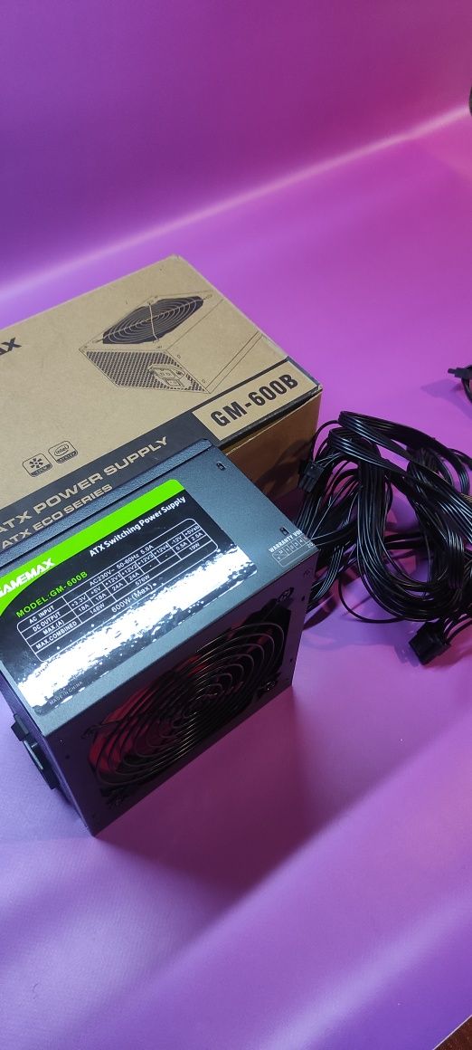 Блок питания GameMax GM-500B (GM-600B,GM-600,VP-600RGB,GE-700,GM700-B)