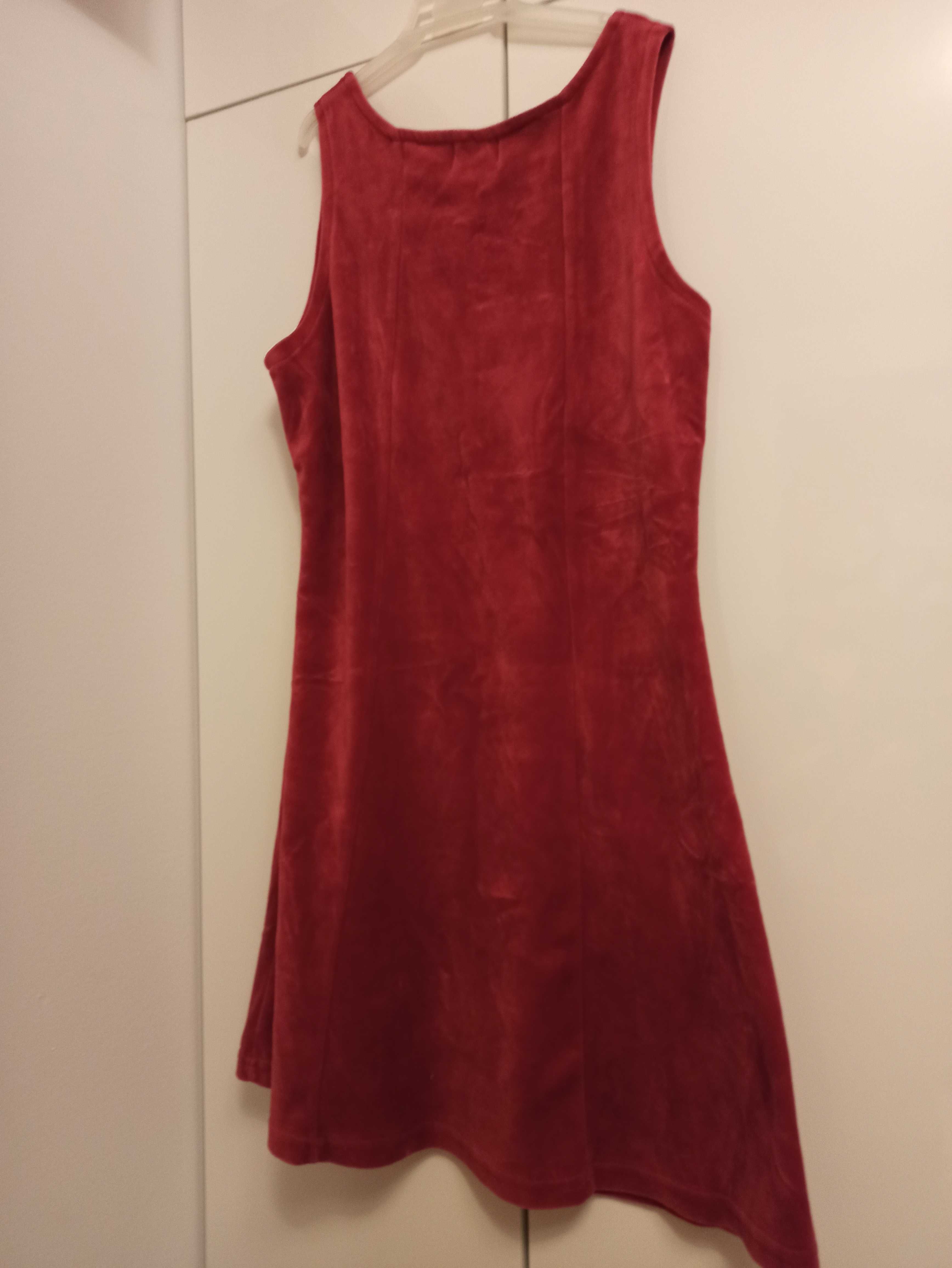 Sukienka czerwona r. 160/164