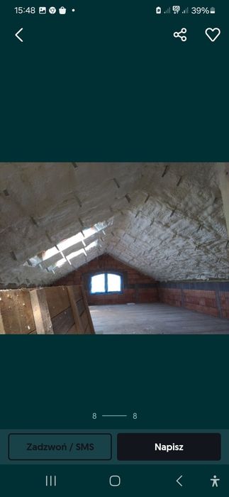 Profesjonalne Ocieplanie Pianą Poliuretanową PUR
2