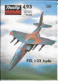 Mały Modelarz 4 1993 PZL I-22 IRYDA model 1:33 oryginał