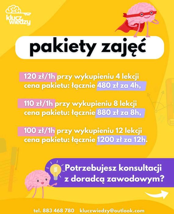 Korepetycje matematyka - online, matura, egzamin ósmoklasisty