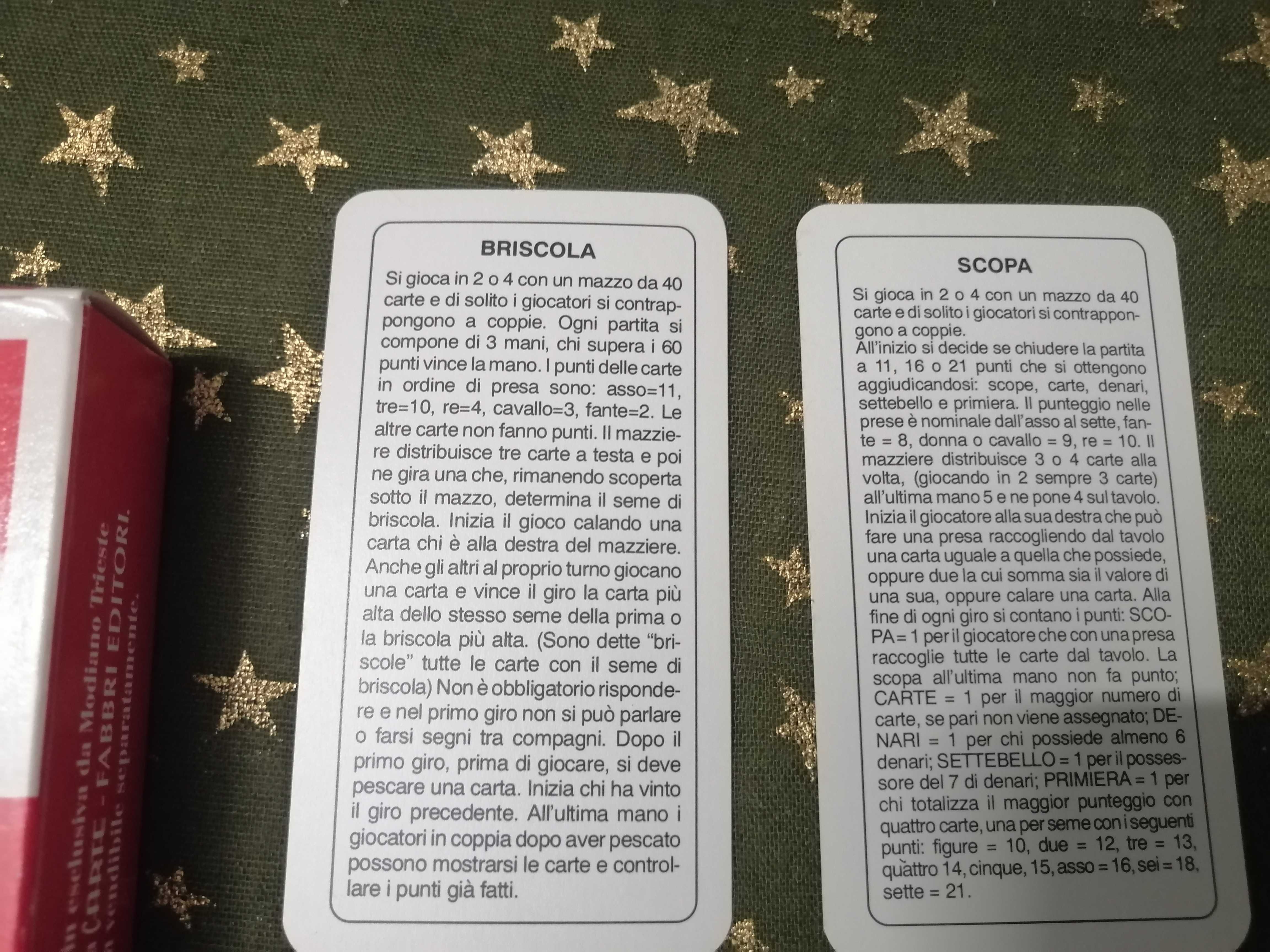 Cartas de jogo Modiano