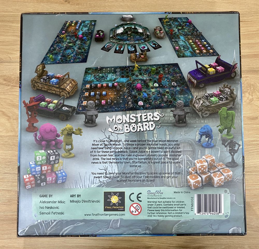 Настольная игра Monsters on Board