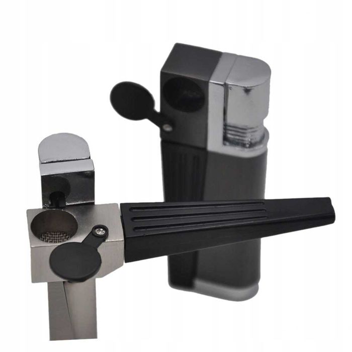 Zapalniczka Fajka Rozkładana Płomieniowa Ukryta Zioło Prezent