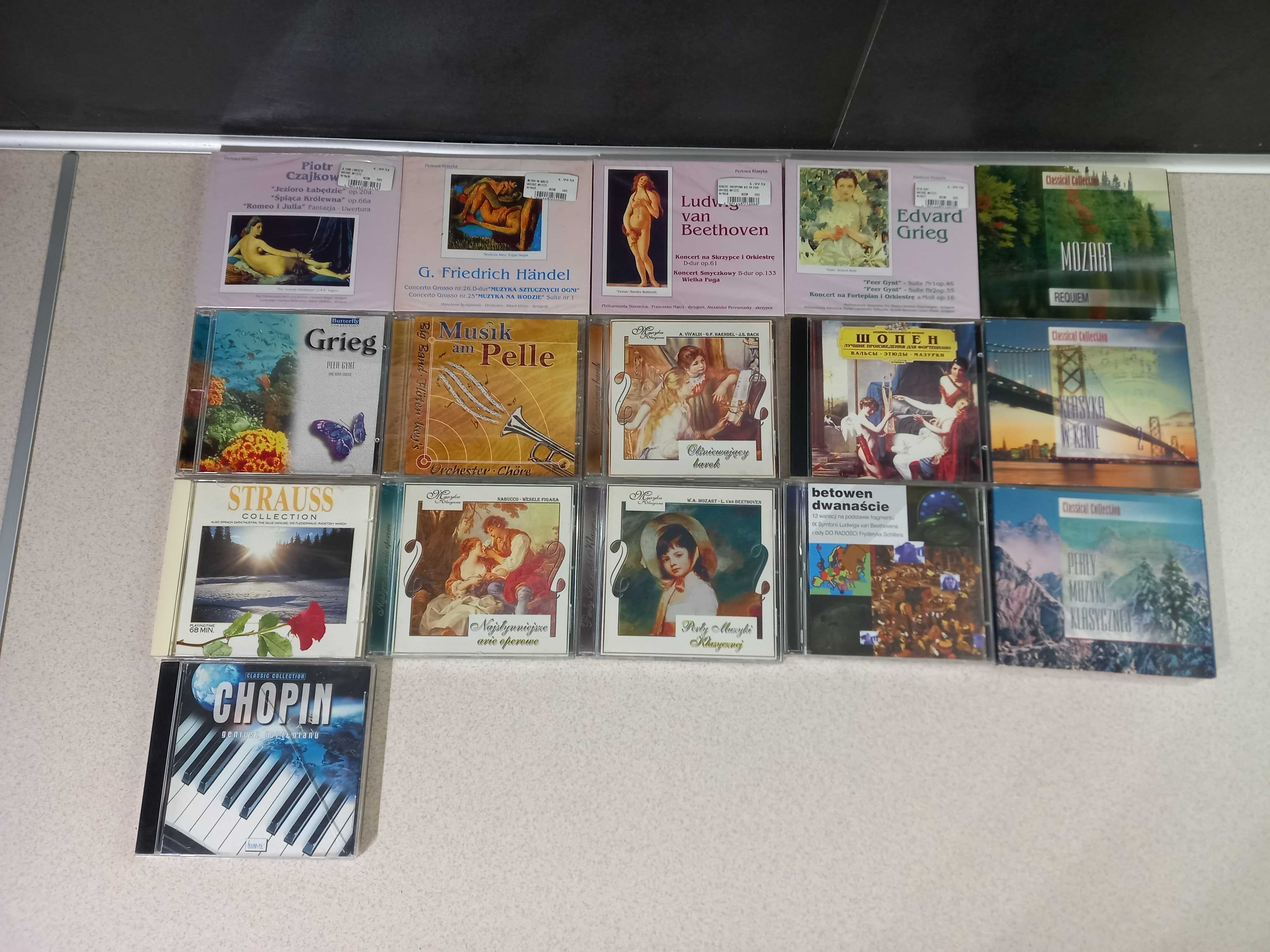 Zestaw płyt CD z muzyką klasyczną 16szt