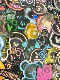 BT21 (BTS) - Stickers/Autocolantes Neon