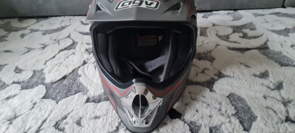 Kask AGV RC-5 pro cross/enduro plus gogle Smith offs system