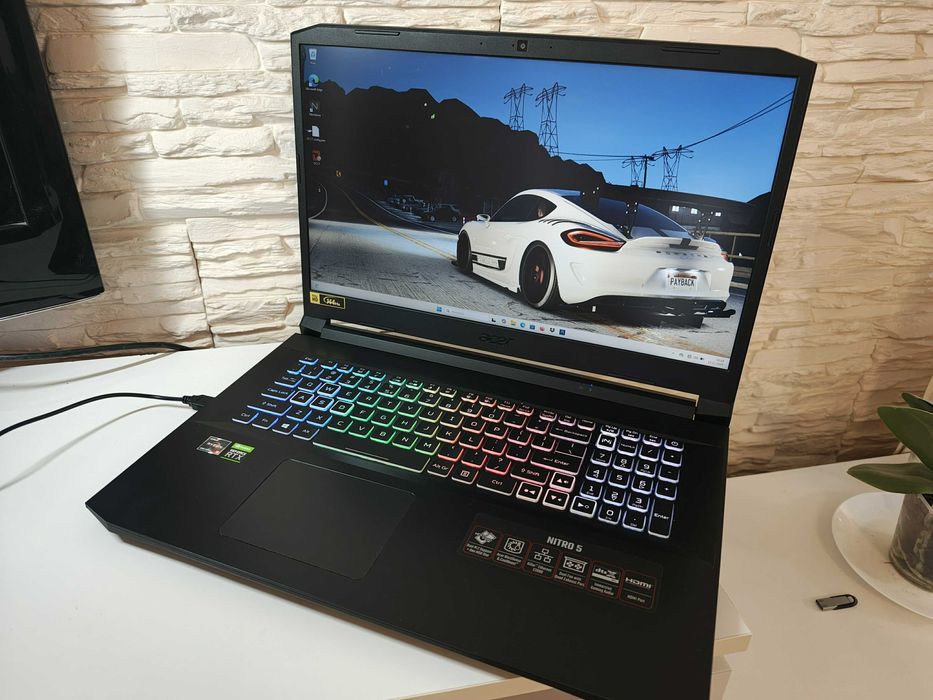 GAMINGOWY Laptop ACER NITRO 5-17.3" RYZEN5 12x4.20Ghz16GB,RTX3060-6GB