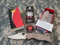 USA Нож Складной Spyderco PARAMILITARY 2 MICARTA G10 Cruwear Карманный