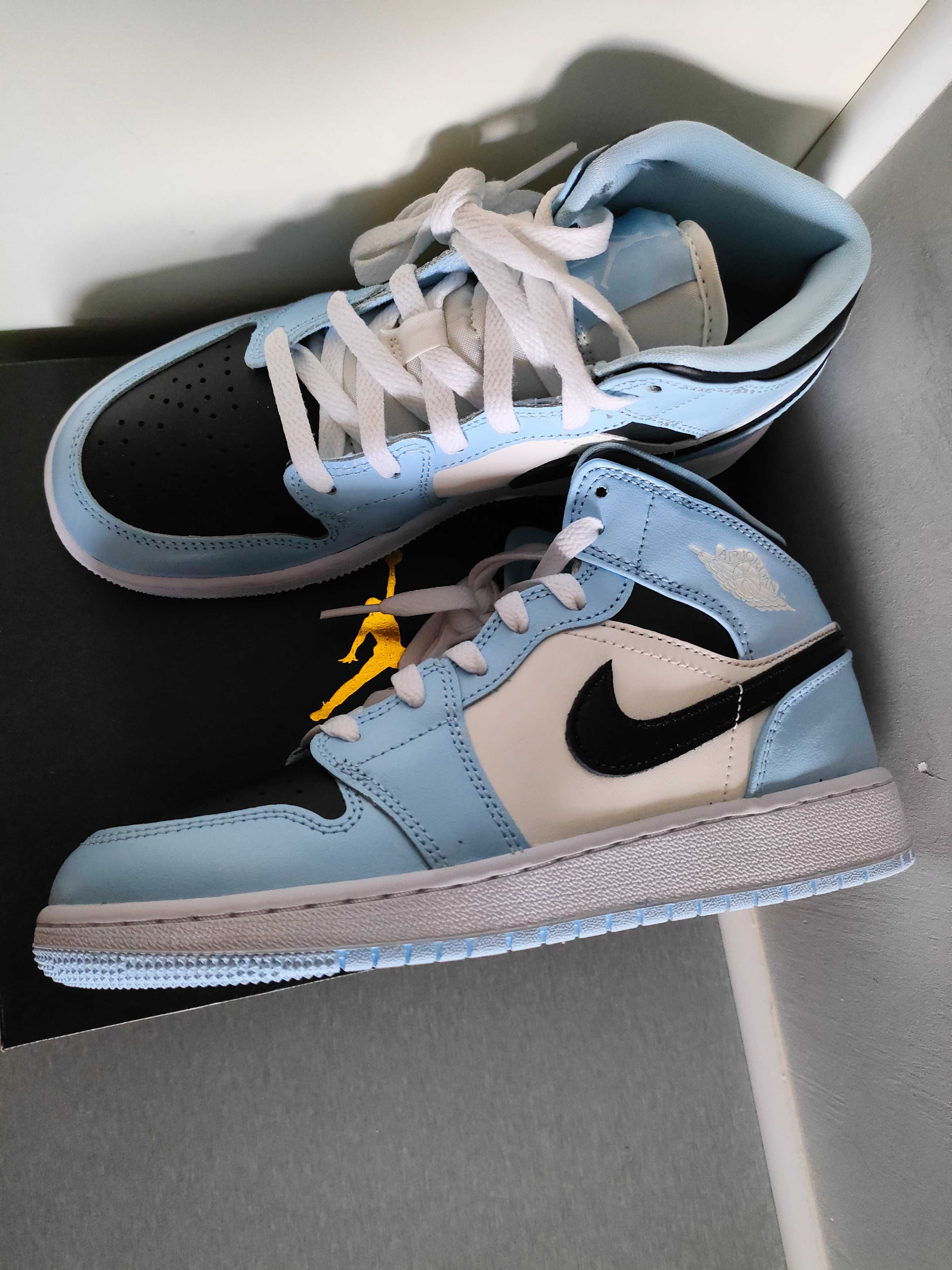 Buty nike air jordan 1 mid ice blue 37.5