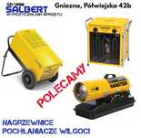 Osuszasze pochłaniacze wilgoci nagrzewnice WYNAJEM Gniezno